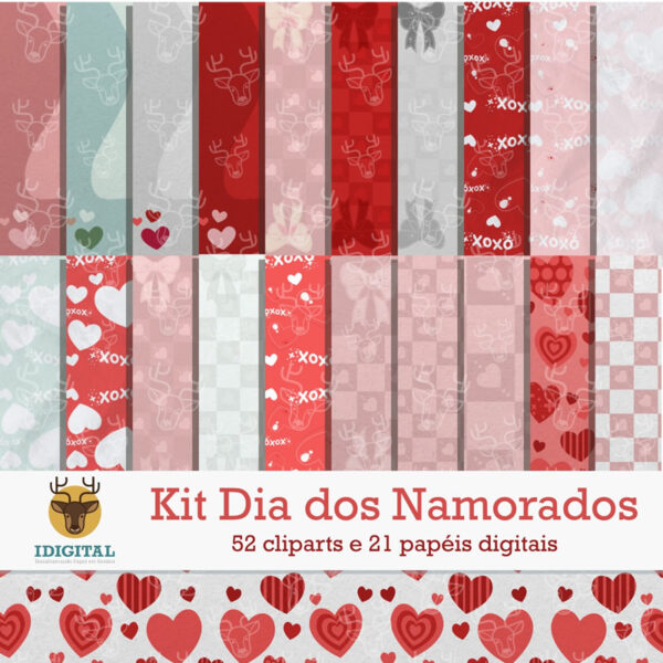 Kit Digital Dia dos Namorados
