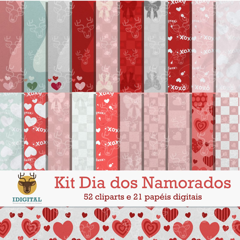 Kit Digital Dia dos Namorados